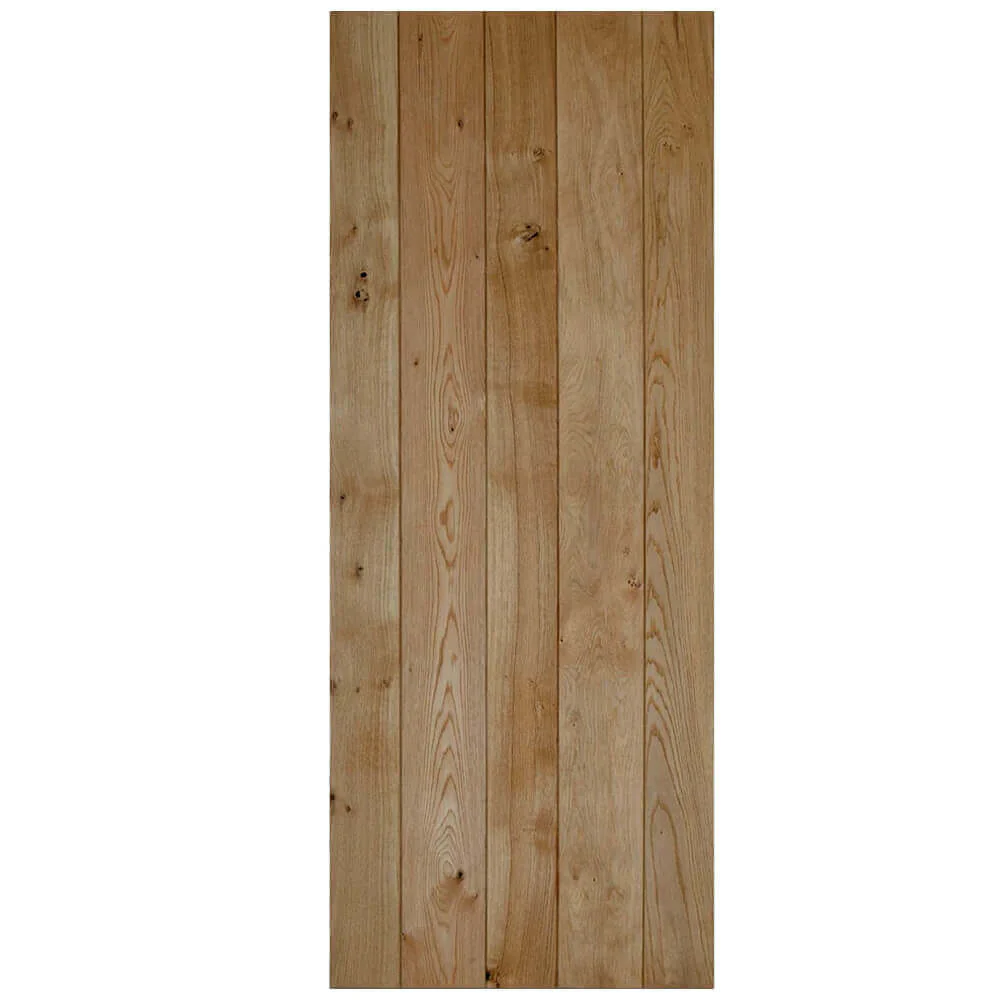 Solid Oak Rustic Ledged Door - Image 6
