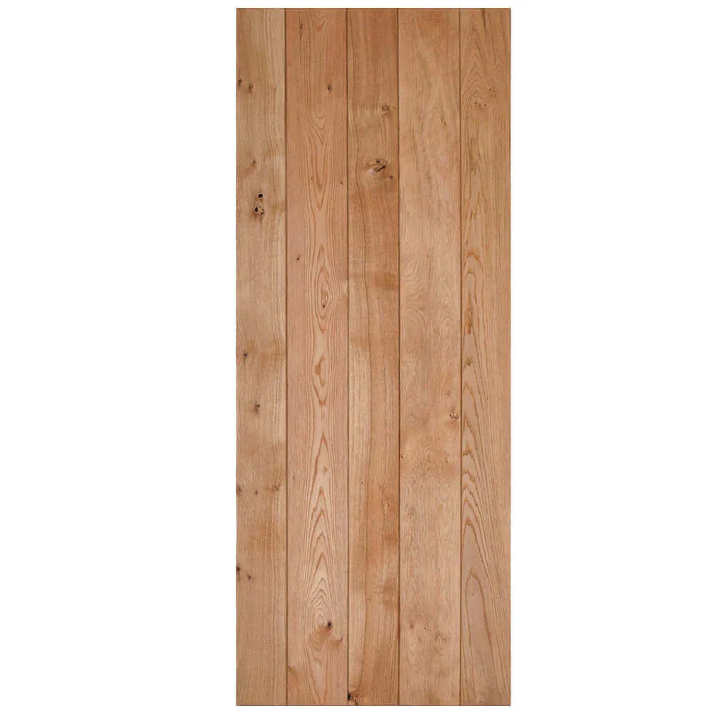 Solid Oak Rustic Ledged Door - Image 8