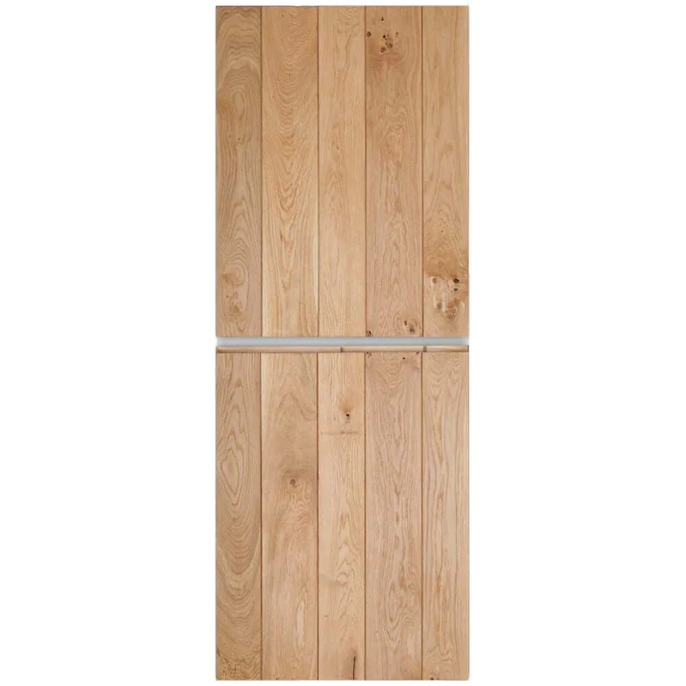 Solid Oak Rustic V-Groove Profile Stable Door - Image 7