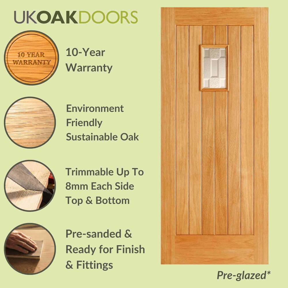 Suffolk Engineered External Oak Door - Image 3