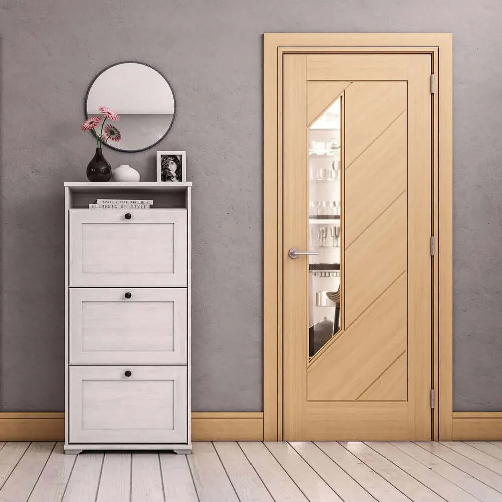 Torino Glazed Prefinished Oak Door