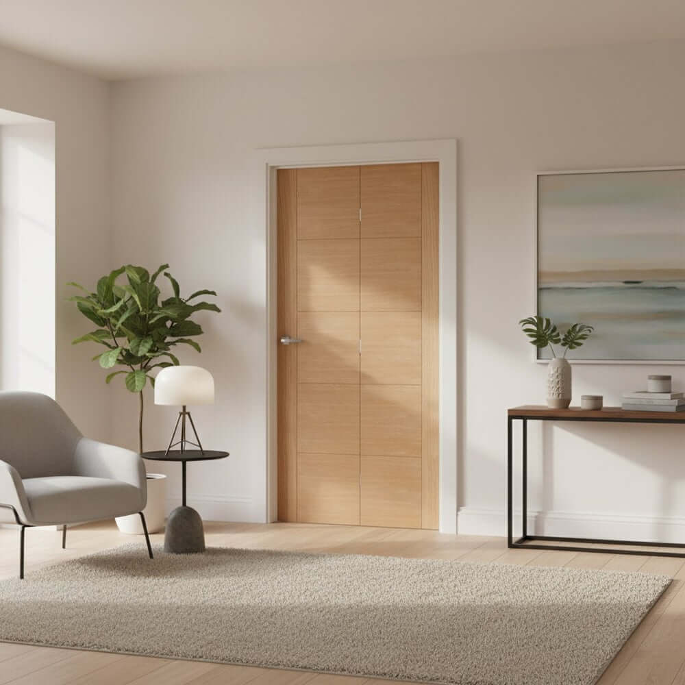 Vancouver Oak Prefinished Bi-Fold Door