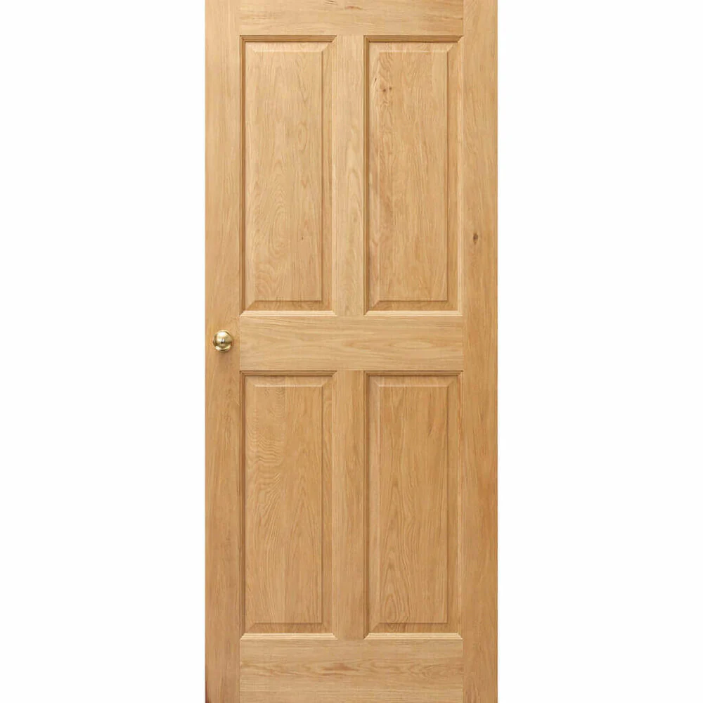 Victorian 4 Panel Solid Oak Door - Image 5