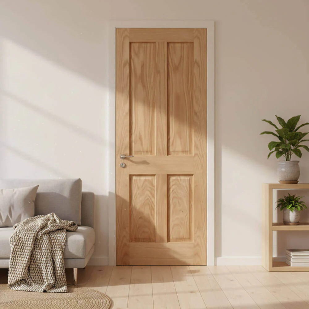 Victorian 4 Panel Veneer Oak Door