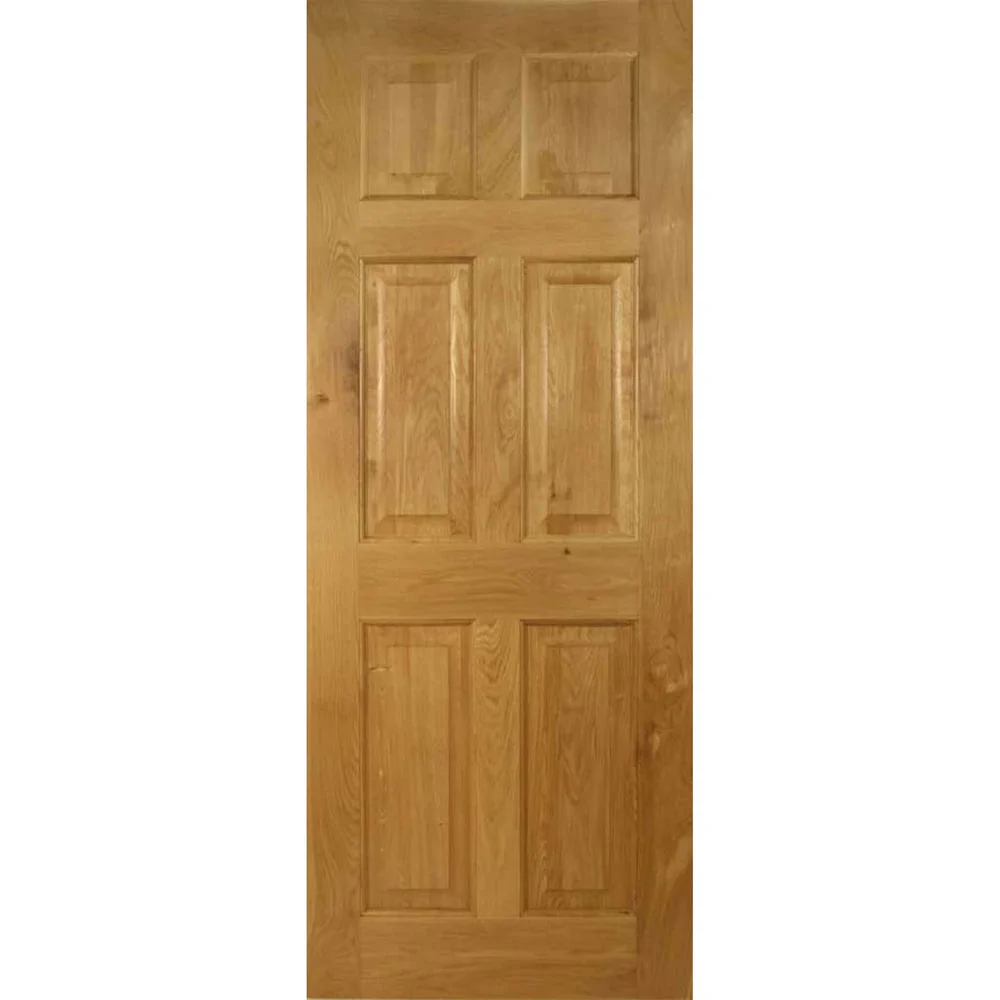 Victorian 6 Panel Solid Oak Door - Image 2