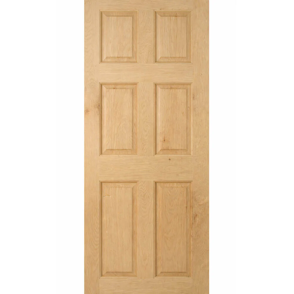 Victorian 6 Panel Solid Oak Door - Image 4